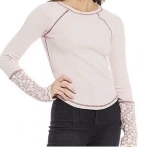 NWT FP thermal folded cuff sleeves 😍